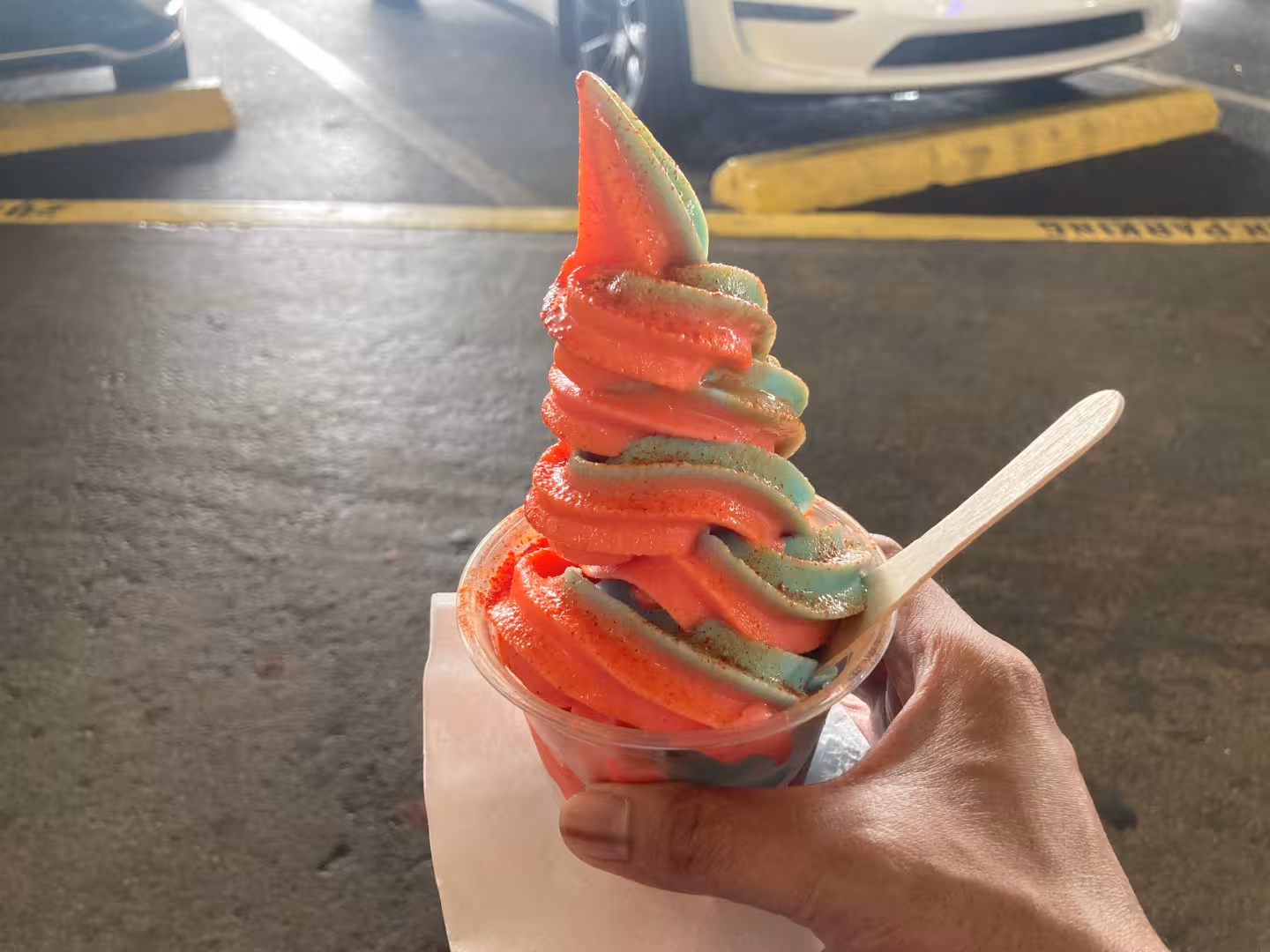 Strawberry Vanilla Soft Serve